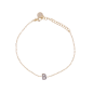 BRACCIALE LETTERA B CON ZIRCONI DONNA RUE DES MILLE 