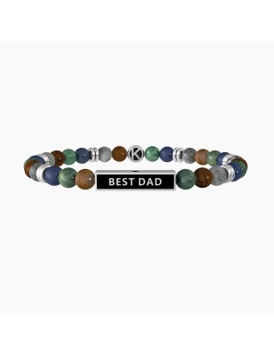 BRACCIALE BEST DAD UOMO KIDULT FAMILY 732132 KIDULT