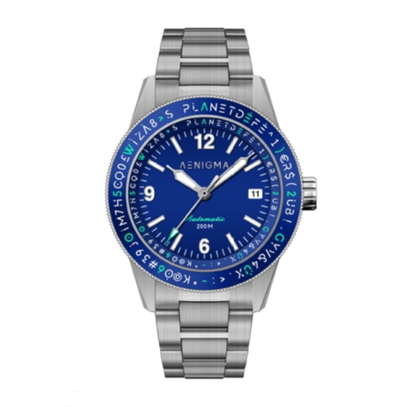 OROLOGIO CODEX PLANET DEFENDER BLU UOMO AENIGMA 