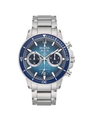 OROLOGIO CRONO BLUE UOMO BULOVA MARINE STAR 96B380 BULOVA