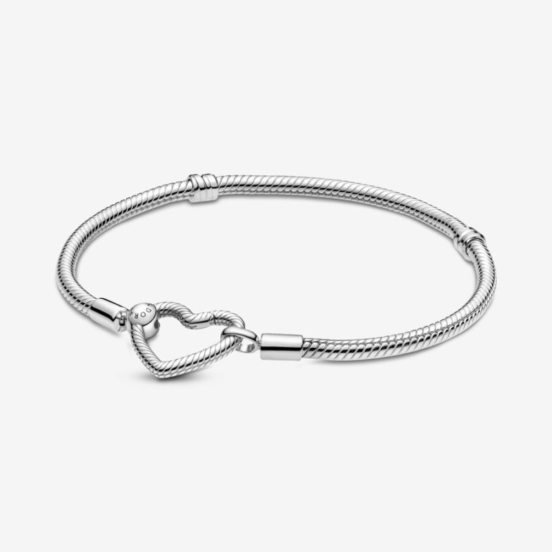 BRACCIALE CON CHIUSURA A CUORE M19 DONNA PANDORA 