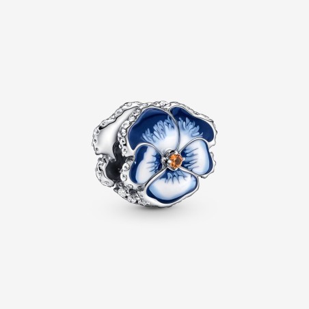 CHARM VIOLA DEL PENSIERO BLU DONNA PANDORA 790777C02 PANDORA