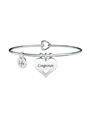 BRACCIALE CUORE CUGINA DONNA KIDULT FAMILY 731615 KIDULT