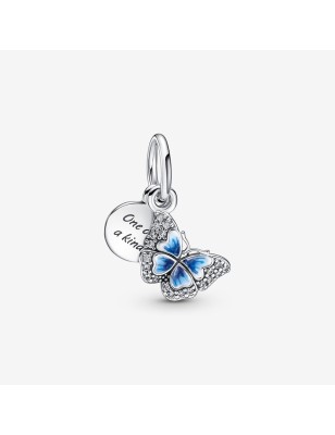 CHARM PENDENTE FARFALLA BLU DONNA PANDORA MOMENTS 790757C01 PANDORA