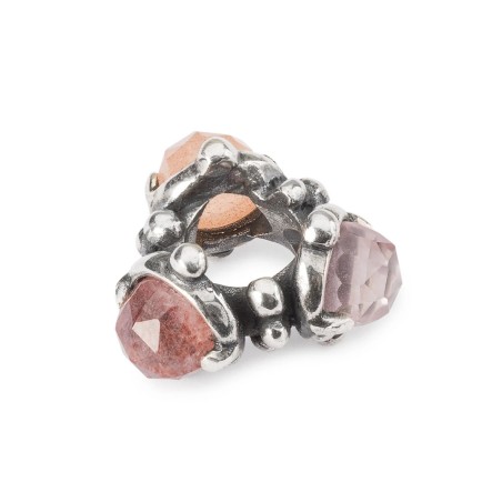 BEAD TRINITÀ DEL CUORE DONNA TROLLBEADS  TAGBE-00298 TROLLBEADS