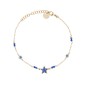 BRACCIALE CASTONI E STELLA PAVE' BLU DONNA RUE DES MILLE 