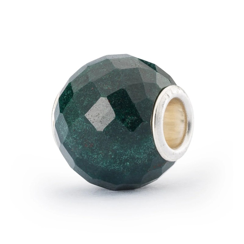 BEAD CALCEDONIO VERDE ROTONDO SFACCETTATO TROLLBEADS