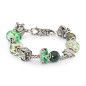 BEAD CALCEDONIO VERDE ROTONDO SFACCETTATO TROLLBEADS