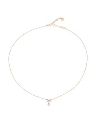 GIROCOLLO FIOCCO ZIRCONI E SHELL PEARL RUE DES MILLE GRZ-011 FIO AU RUE DES MILLE