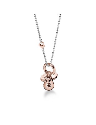 COLLANA SUONAMORE I CIUCCI ORO ROSA DONNA LE BEBE' 