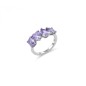 ANELLO GEMMA CON ZIRCONI LAVANDA MIS.14 DONNA ROSATO 