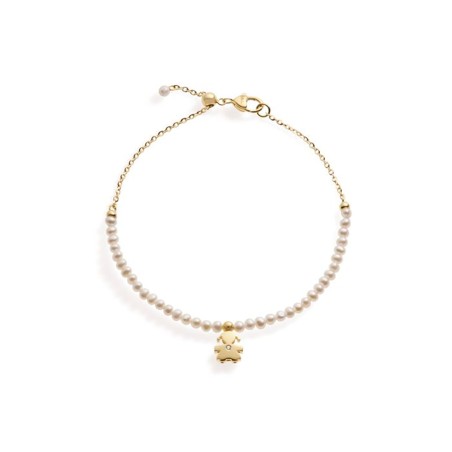 BRACCIALE BIMBA ORO GIALLO LE PERLE DONNA LE BEBE'  LBB823 LE BEBE'