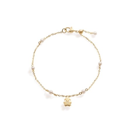 BRACCIALE BIMBA ORO GIALLO DIAMANTE LE PERLE DONNA LE BEBE'  LBB833 LE BEBE'