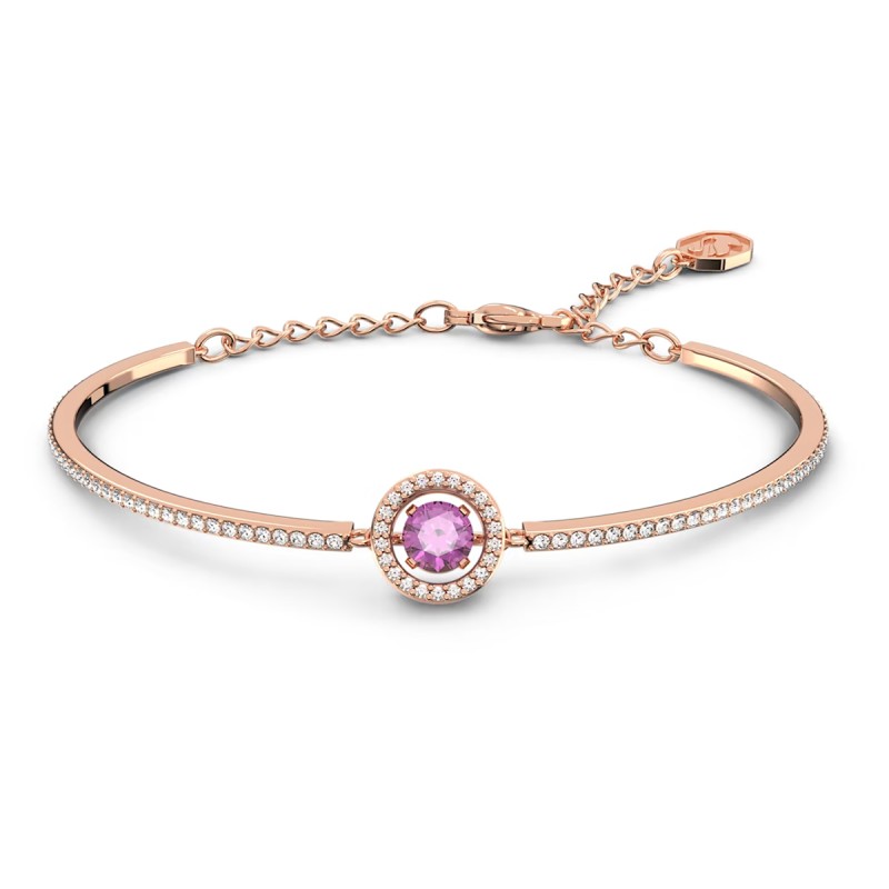 BRACCIALE RIGIDO VIOLA DONNA SWAROVSKI SPARKLING DANCE