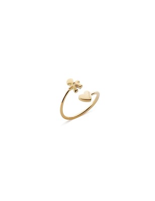 ANELLO CONTRARIE BIMBO CUORE LES PETITS M13 LE BEBE' LBB702-13 LE BEBE'