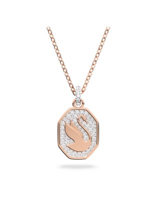 COLLANA PENDENTE SIGNUM CIGNO ROSE DONNA SWAROVSKI 