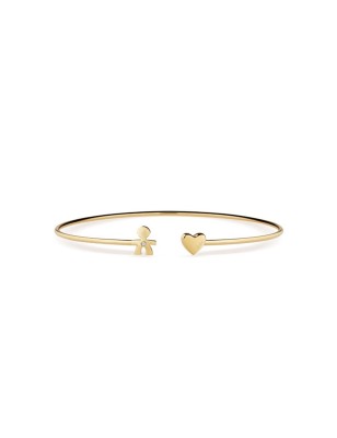 BRACCIALE CUFF BIMBO CUORE LES PETITS S DONNA LE BEBE' 