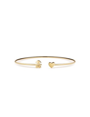 BRACCIALE CUFF BIMBA CUORE LES PETITS S DONNA LE BEBE' 