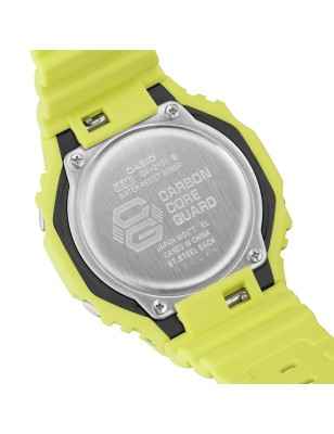 OROLOGIO GIALLO TONE ON TONE UOMO CASIO G-SHOCK GA-2100-9A9ER CASIO