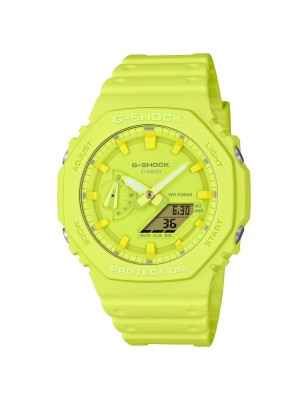 OROLOGIO GIALLO TONE ON TONE UOMO CASIO G-SHOCK GA-2100-9A9ER CASIO