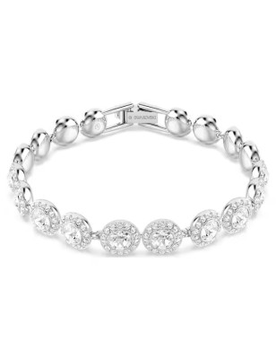 BRACCIALE TENNIS BIANCO UNA ANGELIC DONNA SWAROVSKI 