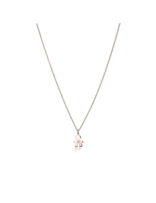 COLLANA BIMBO ORO ROSA DIAMANTE I PREZIOSI LE BEBE' LBB321 LE BEBE'