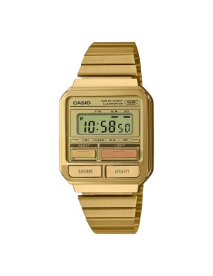 OROLOGIO DIGITALE ORO UOMO-DONNA CASIO VINTAGE A120WEG-9AEF CASIO