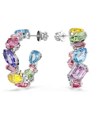 ORECCHINI A CERCHIO MULTICOLORE DONNA SWAROVSKI 