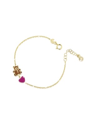 BRACCIALE TOYS CUORE ORSETTO PRIMEGIOIE LE BEBE' PMG072 LE BEBE'