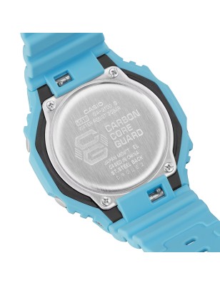 OROLOGIO TONE ON TONE AZZURRO UOMO CASIO G-SHOCK GA-2100-2A2ER CASIO