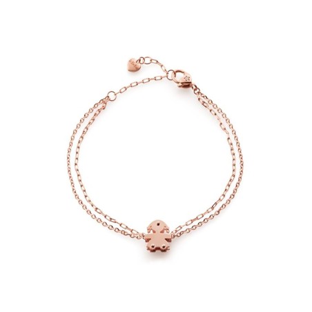 BRACCIALE BIMBA ORO ROSA DIAMANTE I CLASSICI LE BEBE' LBB525 LE BEBE'