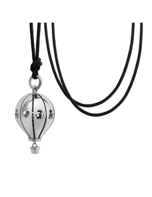 COLLANA SUONAMORE MONGOLFIERA ARGENTO CORDINO LE BEBE' SNM050 LE BEBE'