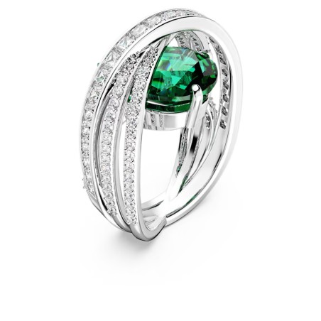 ANELLO HYPERBOLA QUATTRO FASCE VERDE MIS.60 DONNA SWAROVSKI 