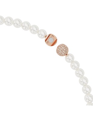 COLLANA NICE PIUMA BIANCA E PERLA SWAROVSKI 5669221 SWAROVSKI