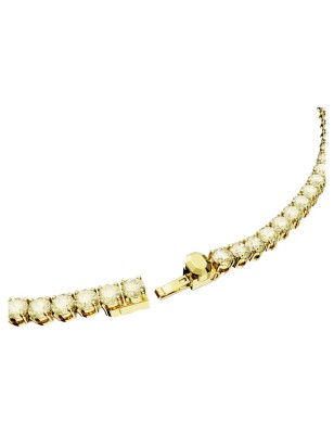 COLLANA TENNIS GIALLA PLACCATA COLOR ORO SWAROVSKI 5681799 SWAROVSKI