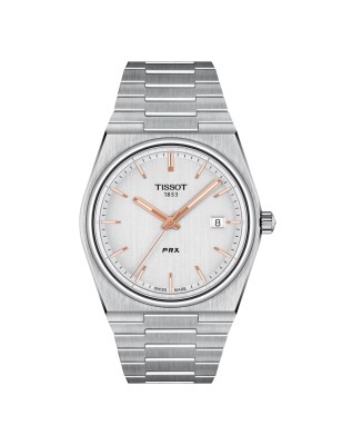 OROLOGIO ARGENTO 40MM UOMO TISSOT PRX T1374101103100 TISSOT