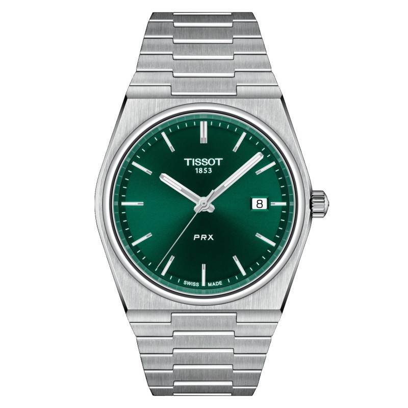 OROLOGIO VERDE 40MM ACCIAIO UOMO TISSOT PRX