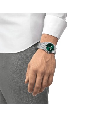 OROLOGIO VERDE 40MM ACCIAIO UOMO TISSOT PRX T1374101109100 TISSOT