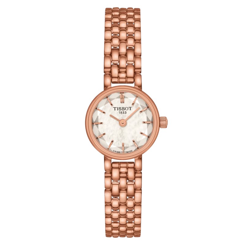 OROLOGIO PVD ORO ROSA DONNA TISSOT LOVELY ROUND