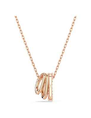 COLLANA PENDENTE HYPERBOLA PLACCATO ORO ROSA SWAROVSKI 5701494 SWAROVSKI