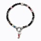 BRACCIALE AGATA NERA STRIATA MAMANONMAMA DONNA KIDULT 