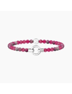 BRACCIALE AGATA FUCSIA STRIATA MAMANONMAMA DONNA KIDULT  732201 KIDULT