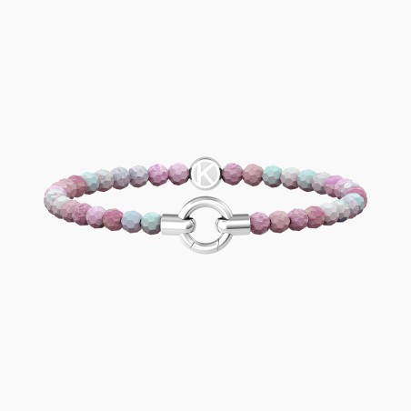 BRACCIALE AGATA ROSA STRIATA MAMANONMAMA DONNA KIDULT  732202 KIDULT