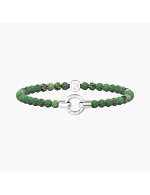 BRACCIALE AGATA VERDE STRIATA MAMANONMAMA DONNA KIDULT  732205 KIDULT