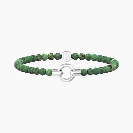 BRACCIALE AGATA VERDE STRIATA MAMANONMAMA DONNA KIDULT  732205 KIDULT