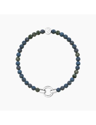 BRACCIALE AGATA AZZURRA STRIATA MAMANONMAMA DONNA KIDULT 