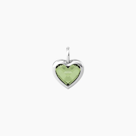 CIONDOLO CUORE VERDE ENERGIA VITA DONNA KIDULT  741094 KIDULT