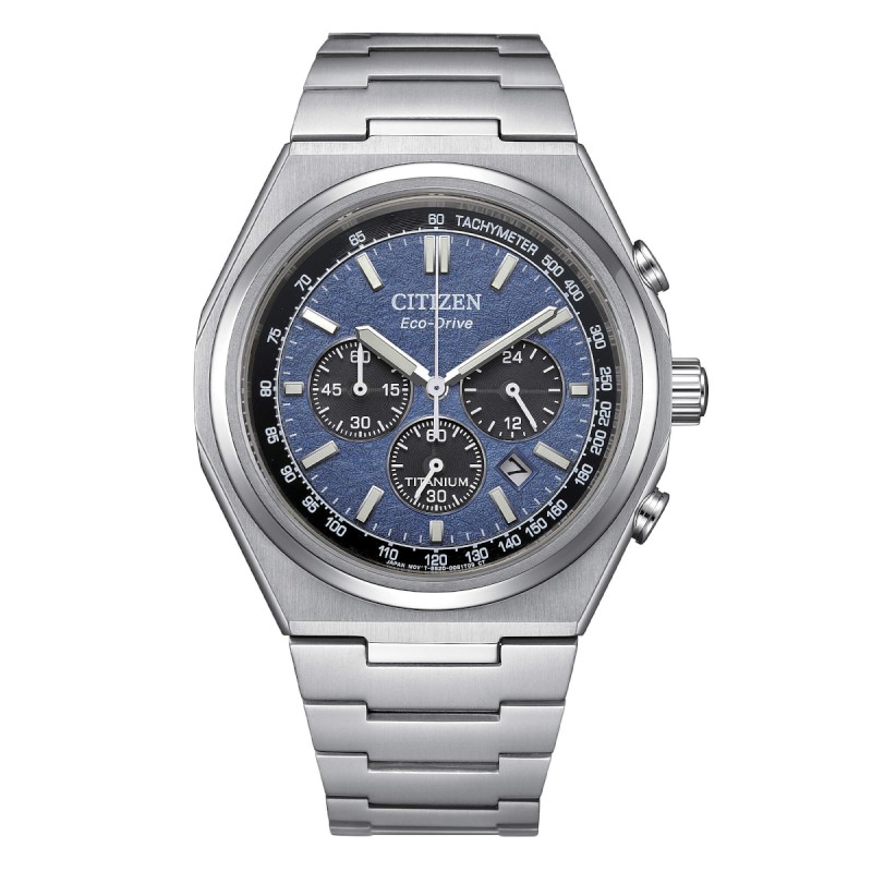 OROLOGIO ECO DRIVE BLU UOMO CITIZEN SUPER TITANIUM