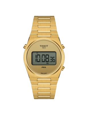 OROLOGIO DIGITAL 35MM PVD ORO UOMO-DONNA TISSOT PRX T1372633302000 TISSOT