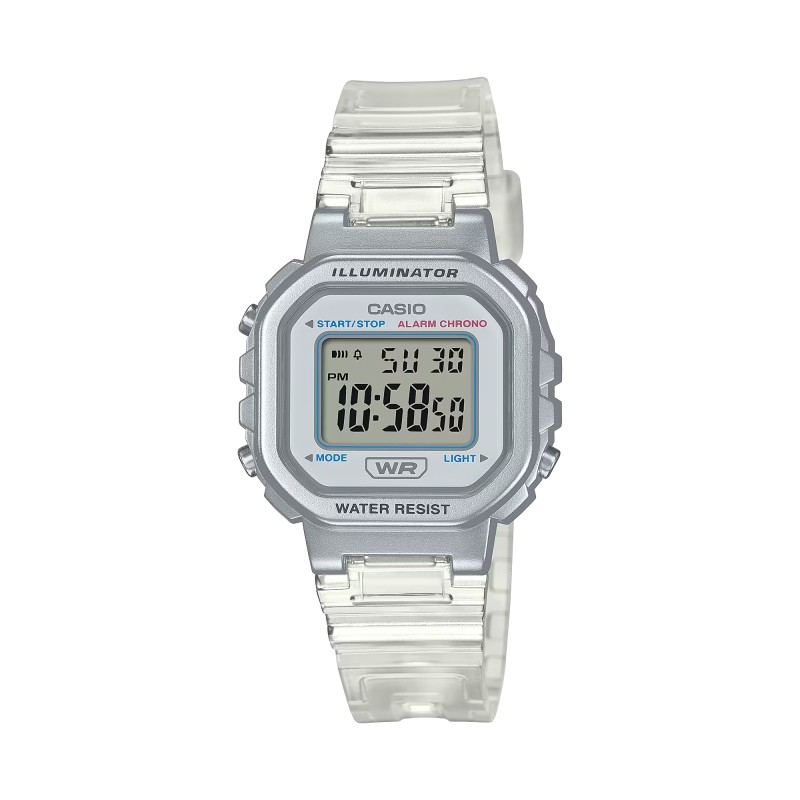 OROLOGIO GRIGIO TRASPARENTE BAMBINO CASIO COLLECTION